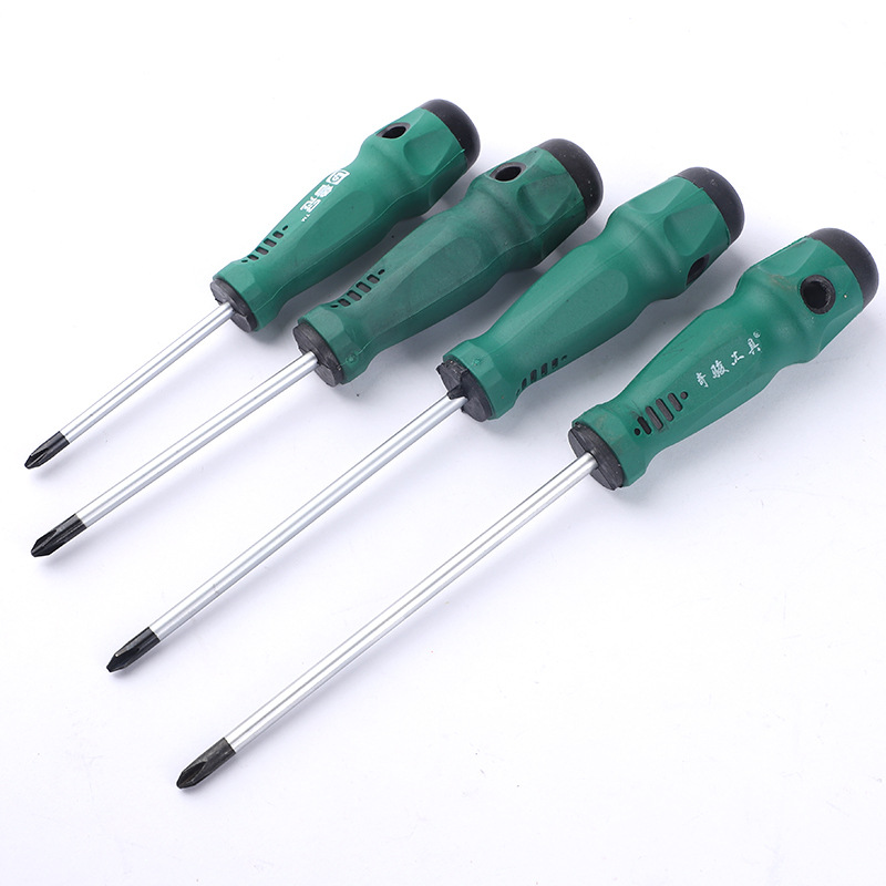 Wholesale magnetic screwdrivers of industrial grade in multiple specifications, 3-inch, 4-inch and 5-inch cross household hardware accessories in factory stock Specification drawing