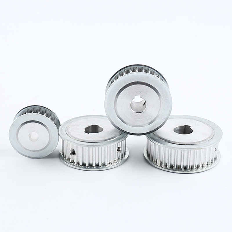 Aluminum alloy synchronous pulley standard parts manufacturing 5M toothed pulley metal transmission manufacturer direct supply synchronous pulley Specification drawing