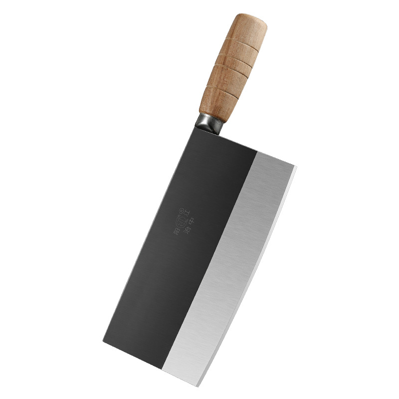 A medium-sized carbon steel kitchen knife, an old-fashioned sharp knife for cutting vegetables and meat, a fish knife, a knife for slicing shredded meat, a small iron knife, and a mulberry knife Item Picture