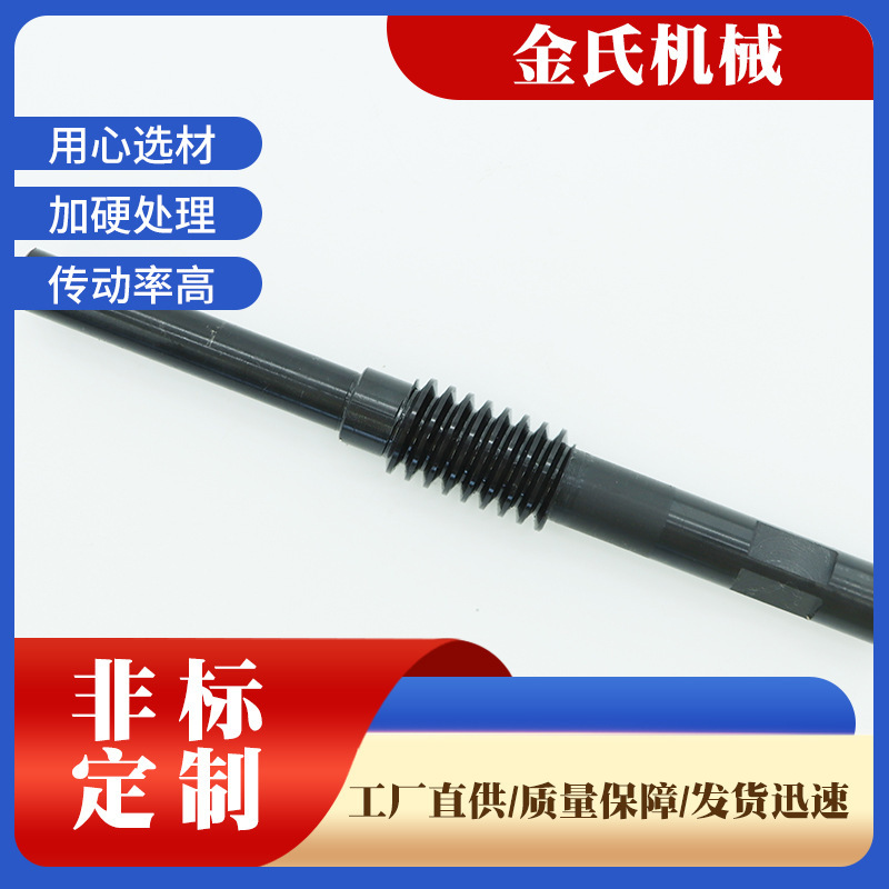 Factory direct supply of worm gear and worm assemblies, large and small module worm gears and worm gears, 45# steel turbine precision gears full figure