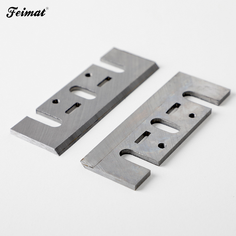 High-speed steel white steel knife 82mm Makita model electric planer blade cross-border e-commerce supply electric planer blade details Picture