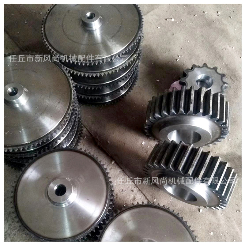 2-module metal cylindrical gear printing machinery gear sprocket 1-meter belt conveyor national standard synchronous gear Application Scenario