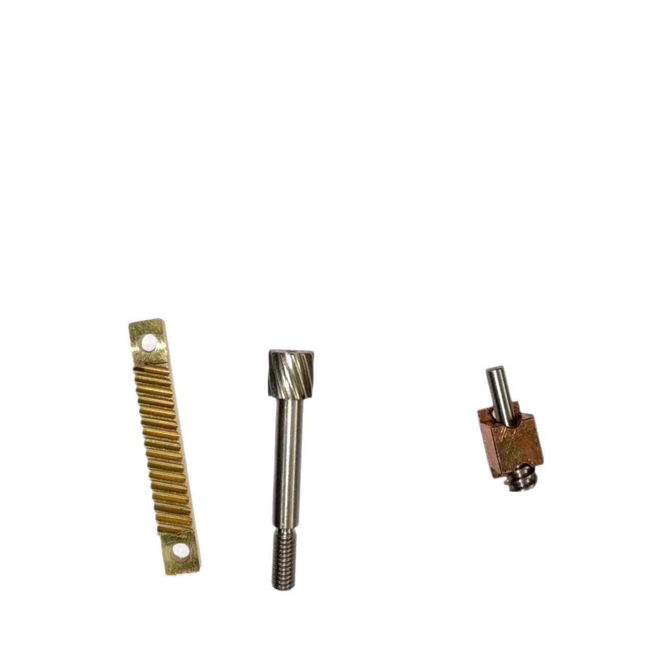 The smooth and fitting worm gear and worm are precisely processed by CNC lathes of Shenzhen Shiyan Ruixin Hardware Item Picture