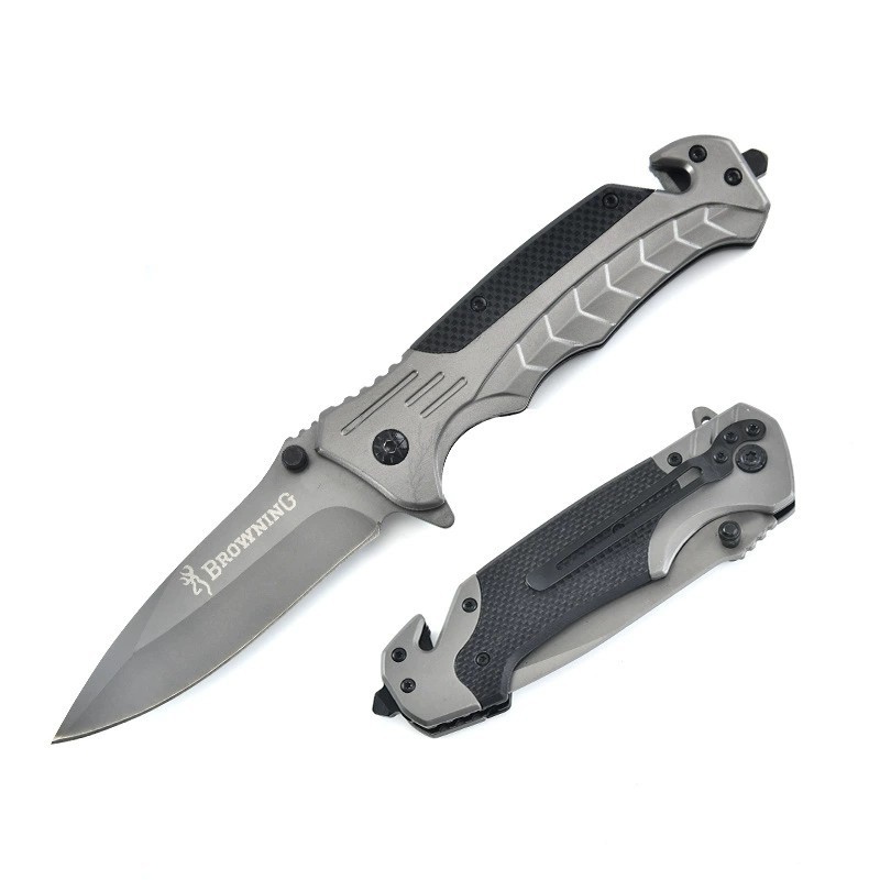 Factory direct sales of G10 folding knife, all-steel portable outdoor folding knife, multi-functional small knife, outdoor camping fruit knife Item Picture