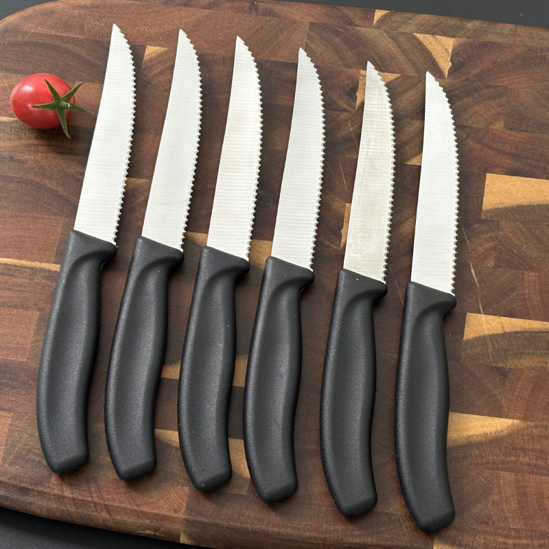 (For cross-border use only) Pointed stainless steel steak knife, sharp and durable, factory direct sales, Western cuisine/hotel Specification drawing