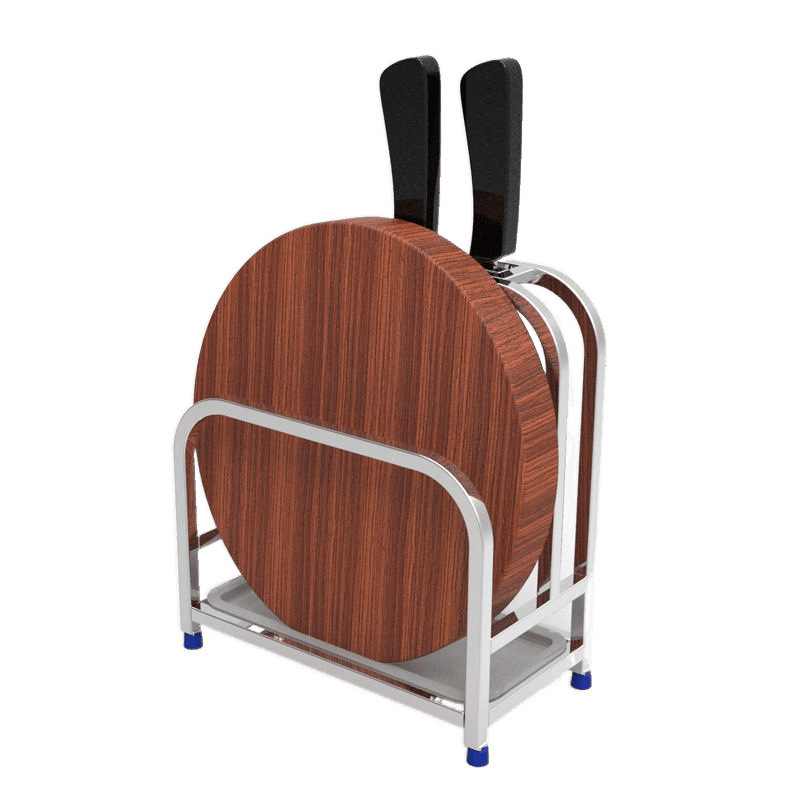 Pure stainless steel knife rack, chopping board rack, vegetable board rack, multi-functional stainless steel storage rack, cross-border integrated storage Item Picture