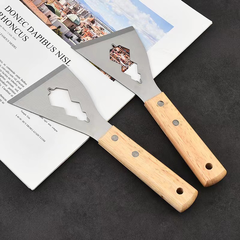 Multi-functional scraper, cleaning knife, stainless steel cement scraper, floor scraping knife, wall plaster scraping tool, heavy-duty small scraper for decoration details Picture
