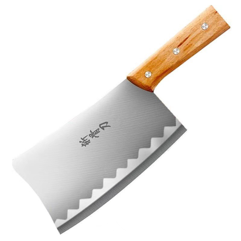 Household Yangjiang bone-cutting knife, meat-cutting knife, stainless steel kitchen knife for both chopping and cutting, forging knife, traveling kitchen knife Item Picture