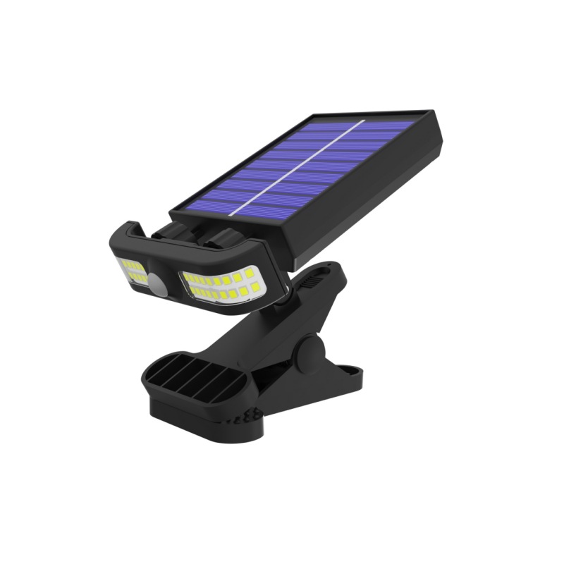 New solar-powered clip lamp, waterproof outdoor lighting for courtyards and gardens, solar-powered human-sensing plum and birch lighting fixtures Item Picture