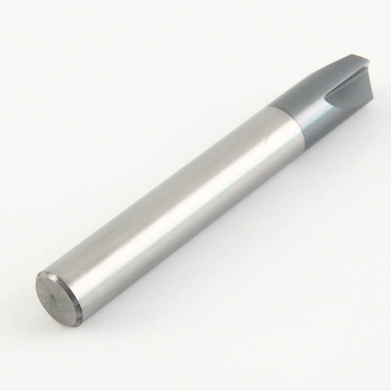 Tungsten steel centering drill 6090120 degree aluminum three-edge chamfering knife, helical groove hard alloy three-edge chamfering knife Specification drawing