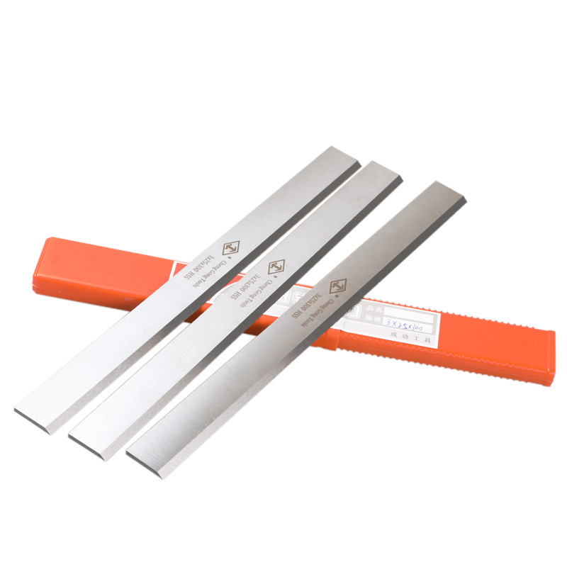 Super-hard woodworking electric planer blade, high-speed steel HSS planing flat edge steel, white steel, redwood old-fashioned planer blade 210 Item Picture