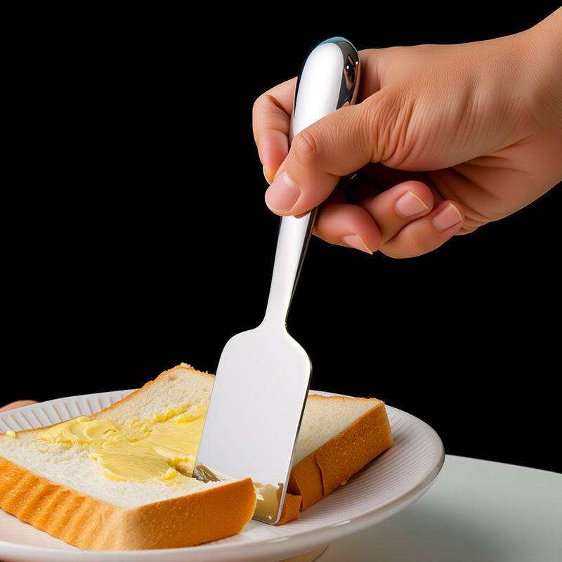304 Butter cutter, stainless steel kitchen cheese and cheese slicer, baking tool, avocado spread knife full figure