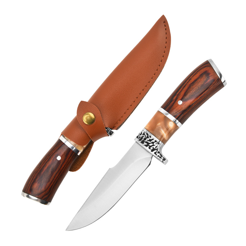 Modern, simple, high-hardness, sharp stainless steel swift straight knife, outdoor survival and survival portable multi-purpose knife Item Picture