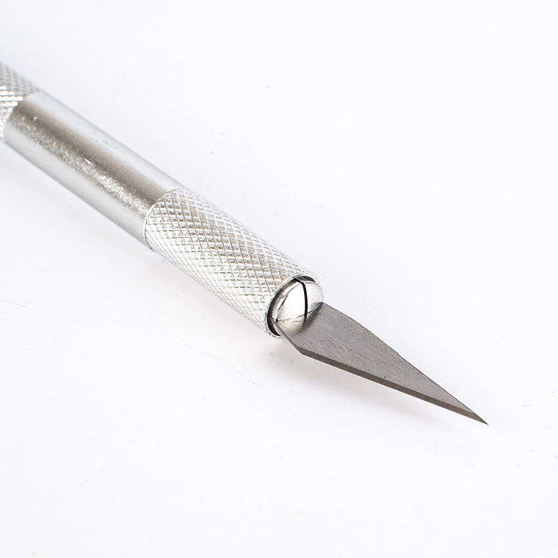 Metal pen knife, paper-cutting, aluminum alloy engraving knife, paper engraving, handcrafted mobile phone film, engraving, diy journal engraving knife and pen undefined