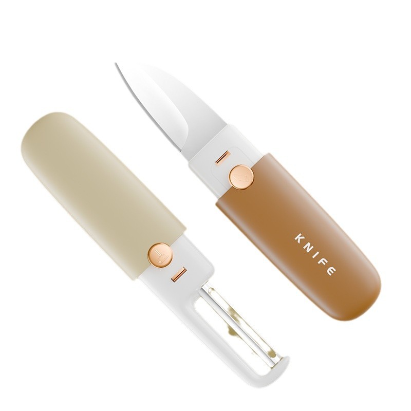 Two-in-one double-head fruit peeler, multi-functional office and kitchen dual-purpose mini peeler, one-piece consignment Item Picture