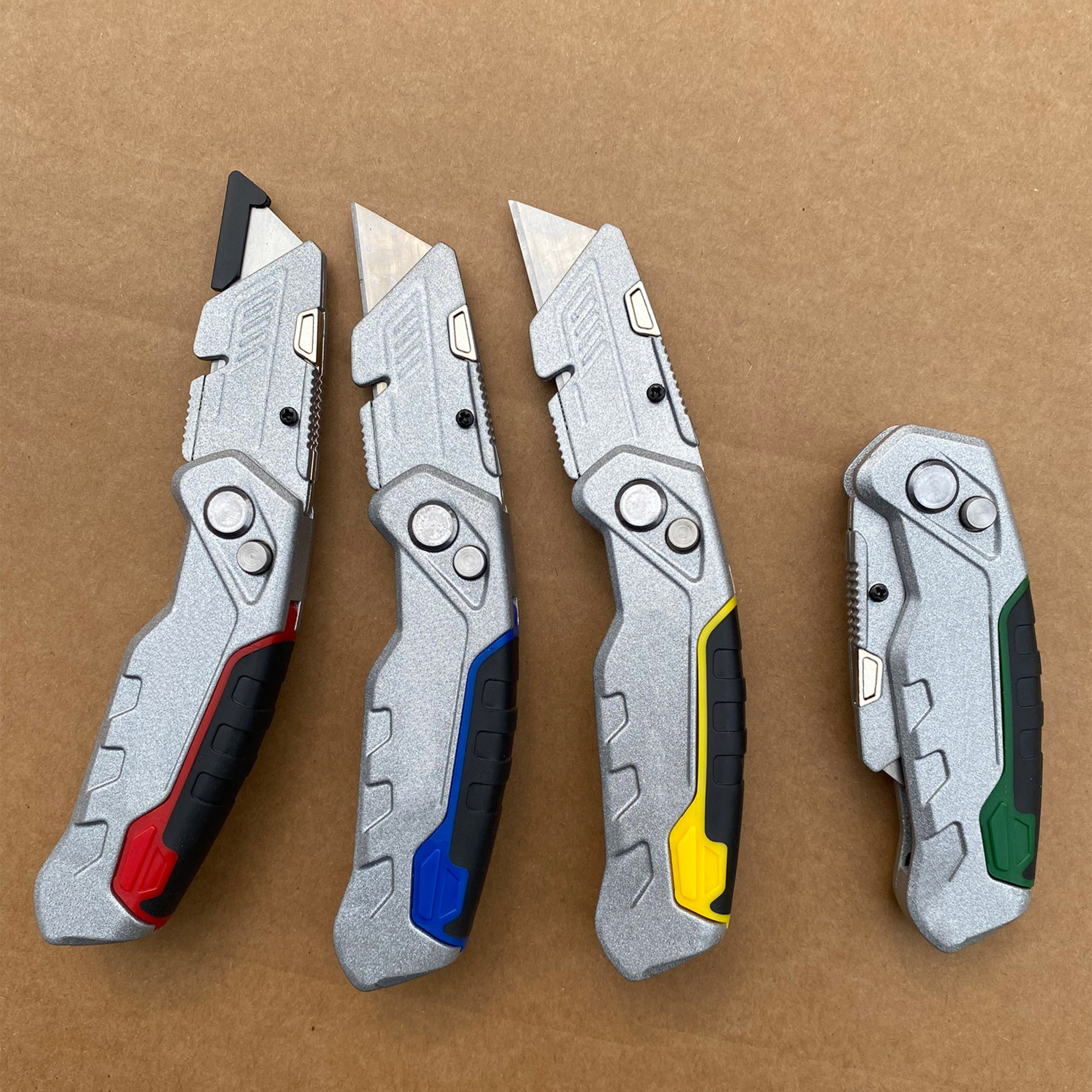 Heavy-duty utility knife, aluminum alloy and zinc alloy multi-functional folding knife, electrician knife, cable stripping knife, folding utility knife undefined