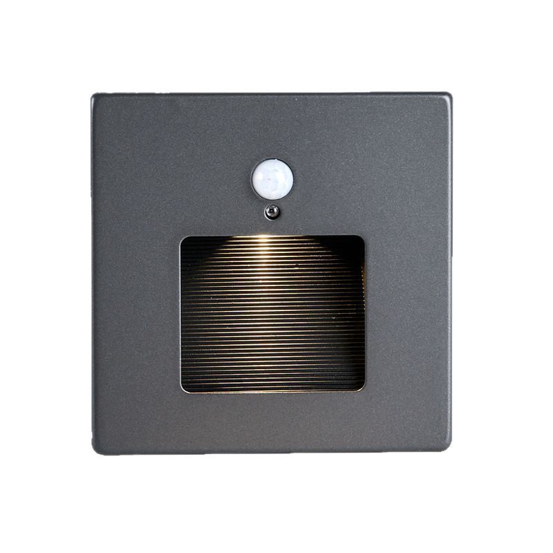 Factory wholesale 3W magnetic panel 86-type induction floor lamps, step lamps, trestle lamps, corridor lamps, skirting lamps and wall lamps Item Picture