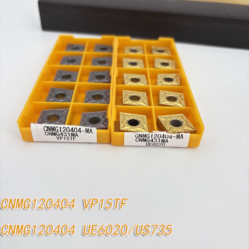 Wholesale CNC inserts and turning tools from the manufacturer: CNMG120404-MA/ 120408-VP15TF US735UE6020 details Picture