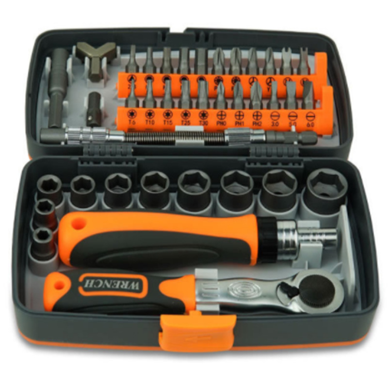 38-in-1 multi-functional household maintenance manual screwdriver set combination set, ratchet cross screwdriver screwdriver taper full figure