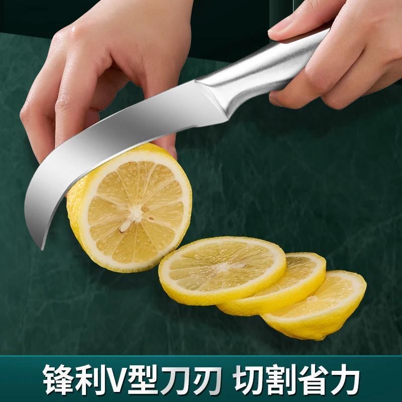 Fruit knife, curved knife for cutting bananas, watermelons, mangoes, jackfruits and pineapples. Special knife for fruit stores. Knife for digging wild vegetables details Picture