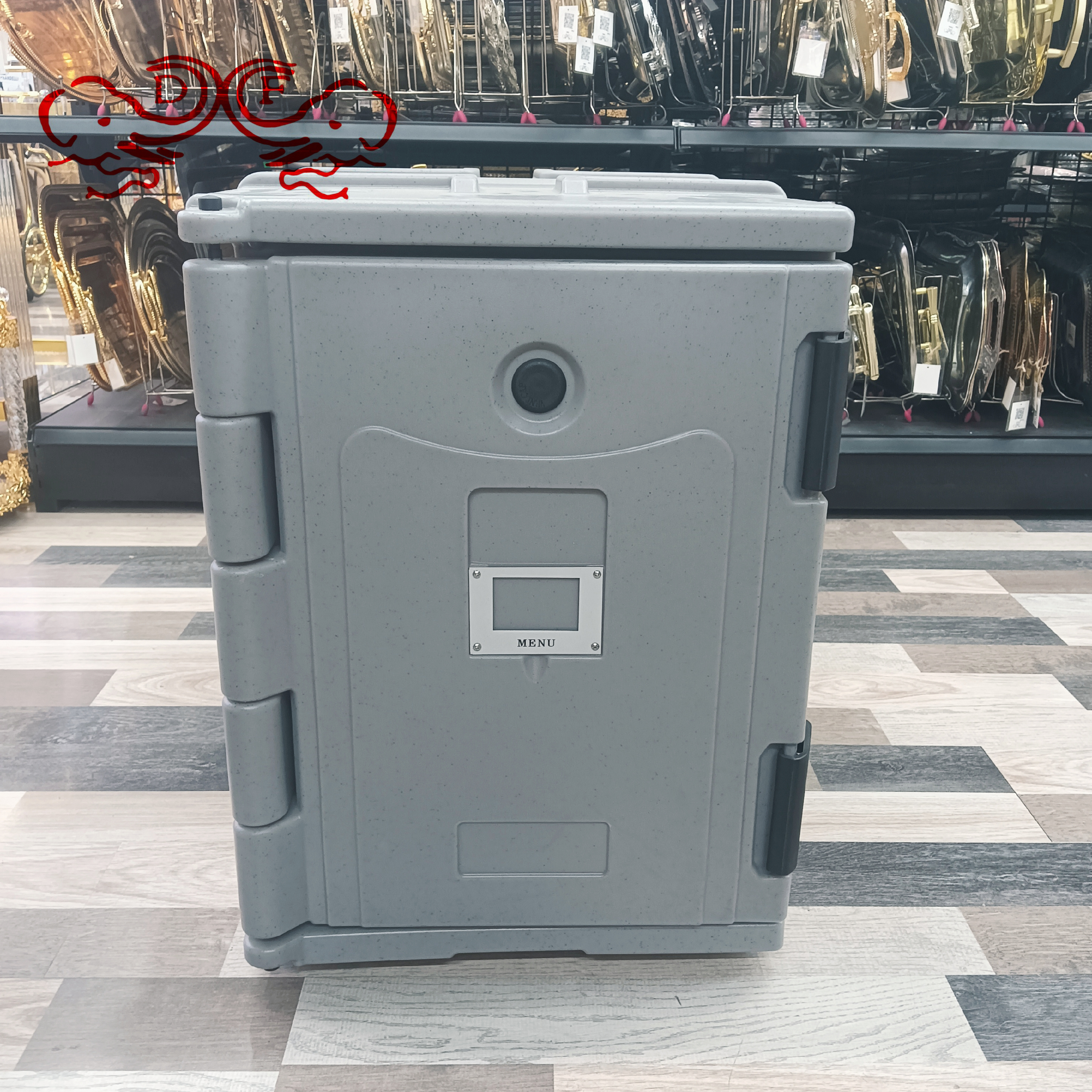 DF88052食品保温箱多层大容量摆摊周转箱冷藏箱外卖快餐带轮子DF TRADINGHOUSE 