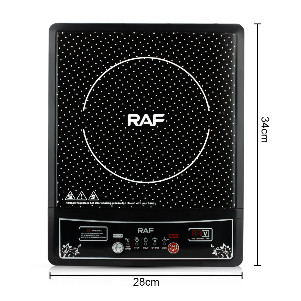 RAF European standard cross-border induction cooker, home button smart cooking hot pot, waterproof ceramic panel 2000W pic 13
