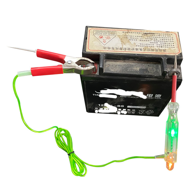 Weihaisheng Cross-border Foreign Trade specializes in automotive voltage testers, popular test lamps, 12V-24V voltage testers, LED circuit detection pens, and multi-functional test lamps Specification image