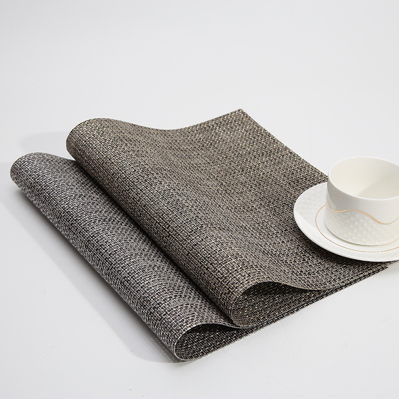 Waterproof and oil-proof placemats, woven heat insulation, luxurious party celebration Chinese and Western placemats Specification image