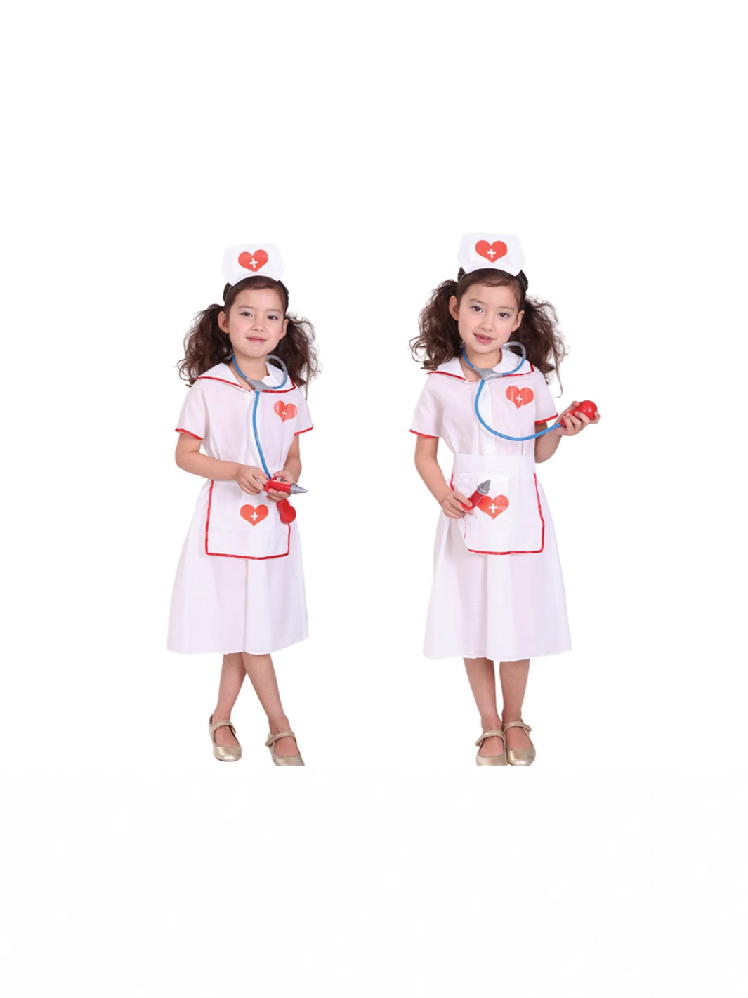俏丽小护士COS表演服饰 厂家现货儿童演出服化装舞会万圣节服装
