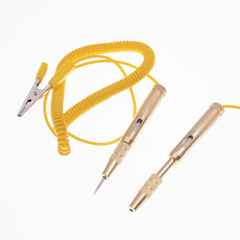 Weihaisheng Cross-border Foreign Trade exclusively supplies pure copper automotive voltage testers, automotive voltage testers, auto and motorcycle maintenance voltage testers, automotive voltage testers LED6-24V Specification image