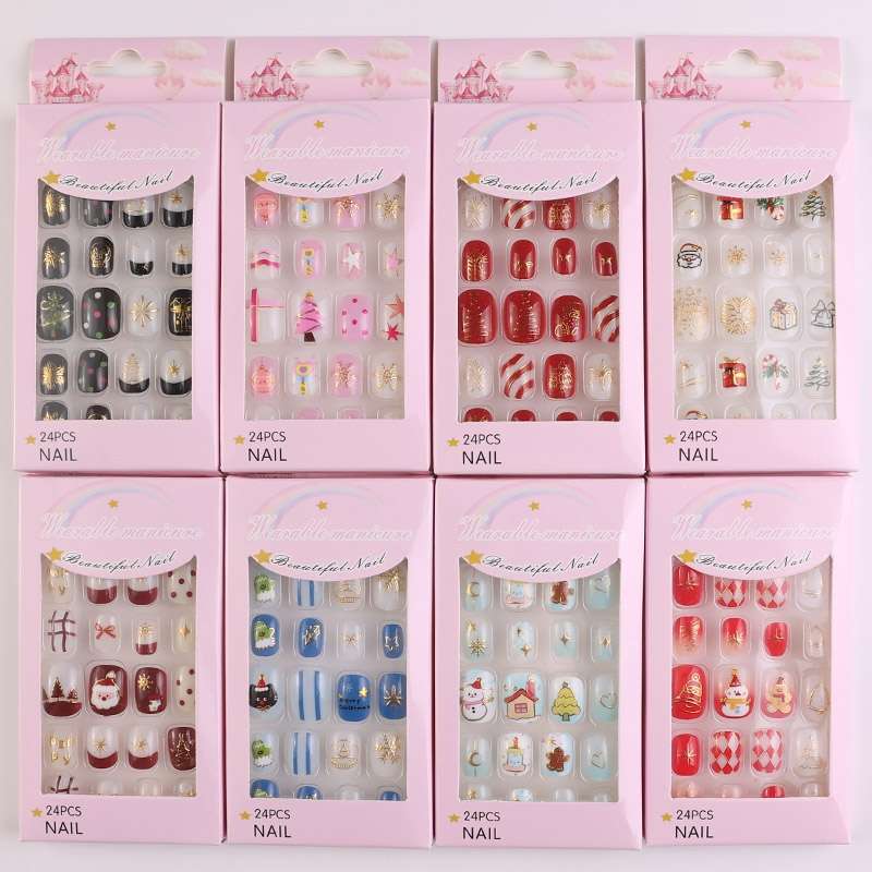 美甲片儿童短款可爱/儿童手链套装/珠饰/儿童手链/美甲片产品图