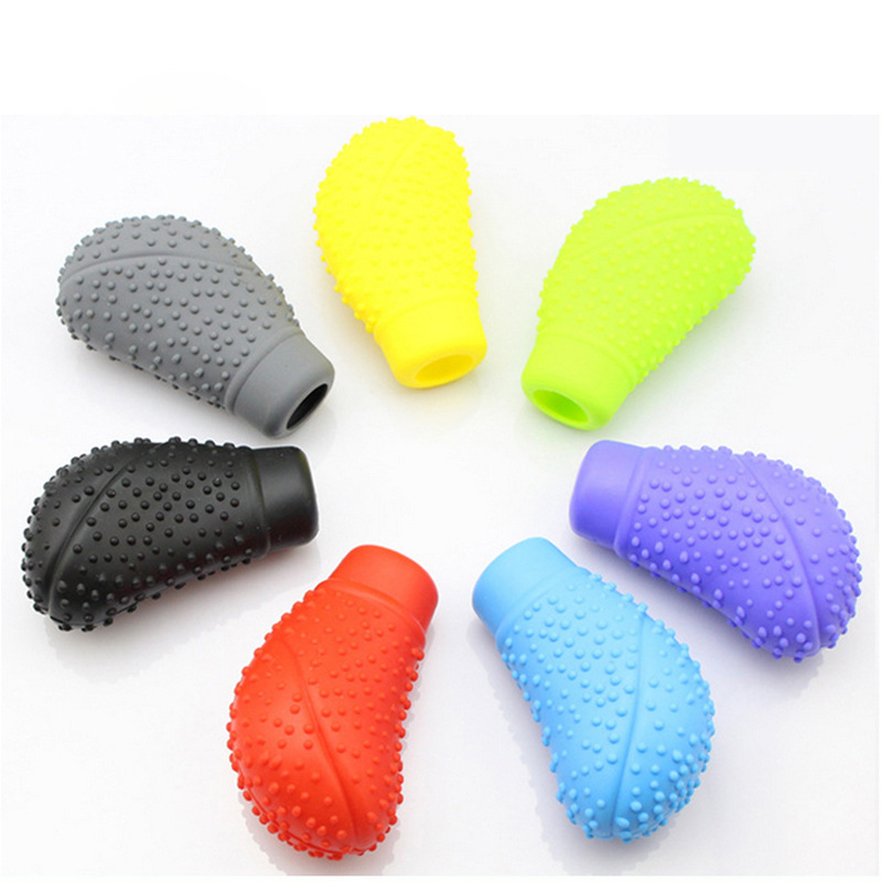 Weihaisheng Foreign Trade Cross-border Exclusive Factory direct sales of car gear shift heads, silicone automatic and manual gear shift heads, universal gear shift heads Specification image