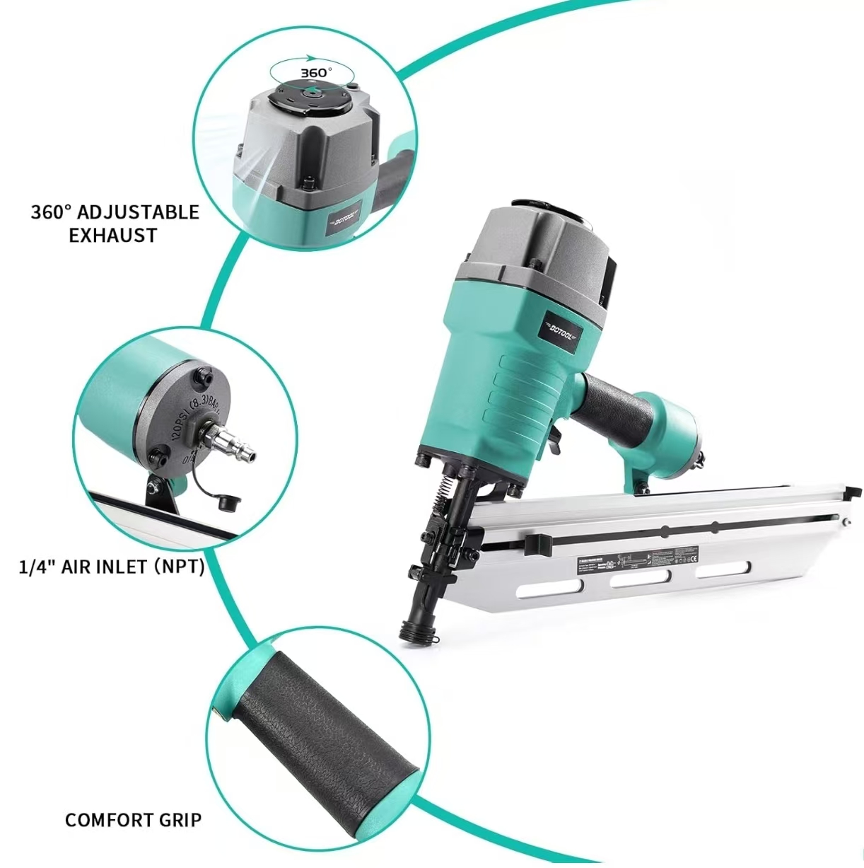 DOTOOL RHF9021C HeavyDuty FramingNailer AirNailGun Application Scenario