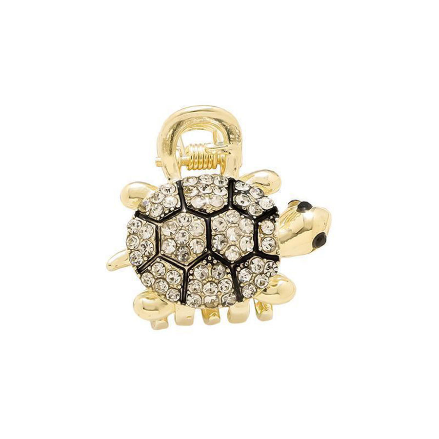 Summer new exquisite, versatile and niche design turtle scratch-clip for the back of the head hair clip wholesale headwear Item Picture