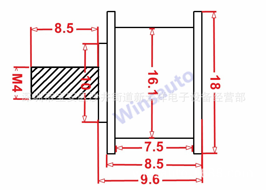 SMT docking station pulley, SMT pulley, flat pulley, flat belt idler pulley, base belt pulley undefined
