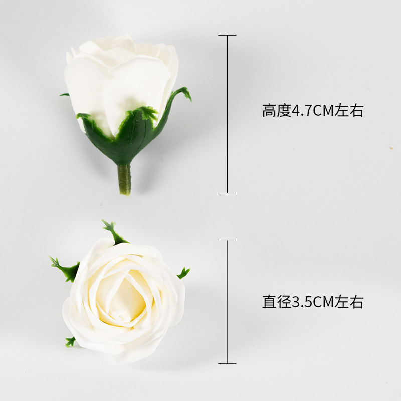 玫瑰/假花仿真花/Flowers/花熊/仿真花白底实物图