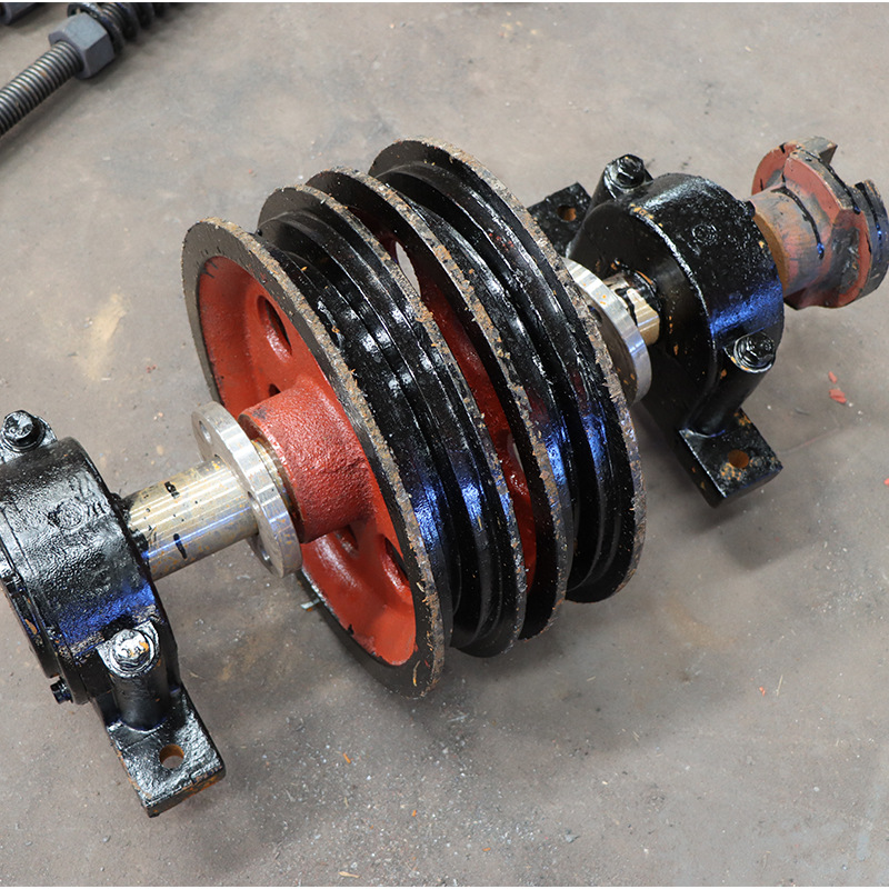 Bucket elevator sprocket assembly in stock: head wheel, tail wheel, head shaft, tail shaft, bucket elevator sprocket Specification drawing
