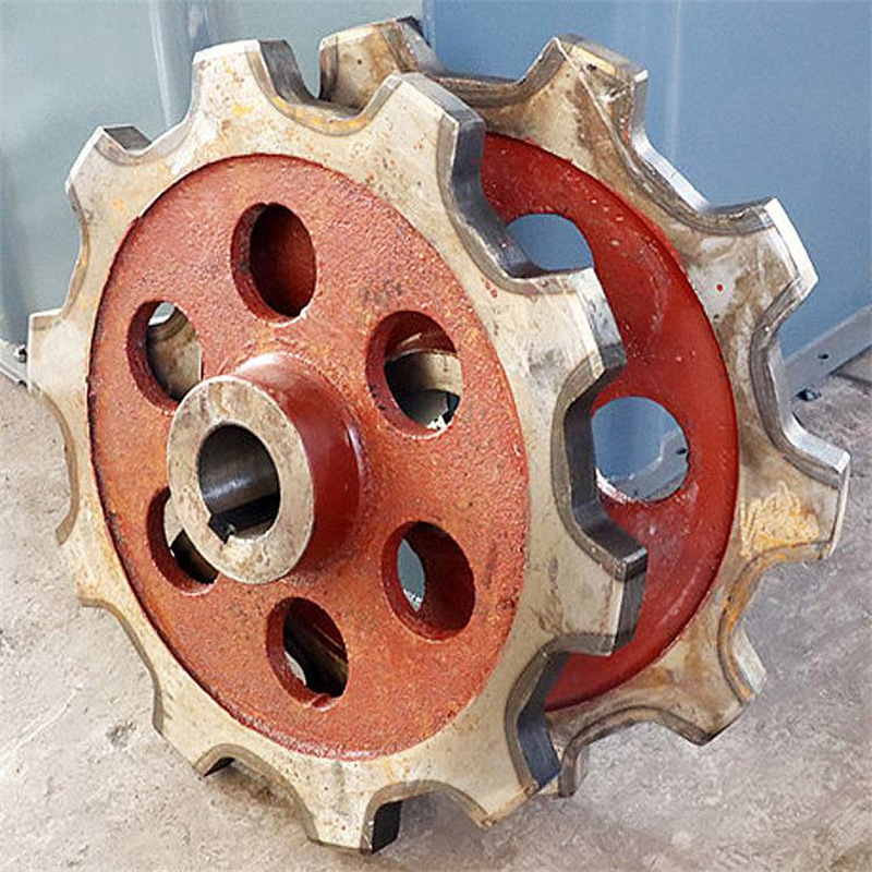Mine bucket elevator chain drive sprocket NE30 plate chain toothed sprocket elevator multi-toothed sprocket Application Scenario