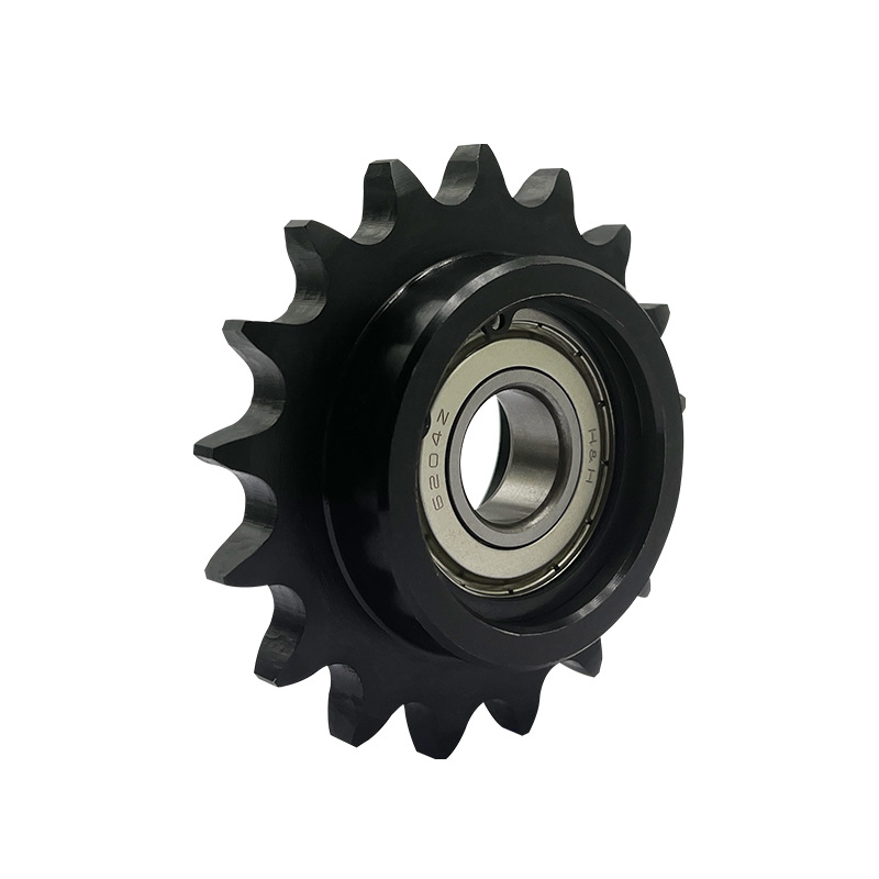 4 minutes 5 minutes 6 minutes 08B10A12A idler tensioning sprocket with single and double bearing inert sprocket chain tensioning gear Item Picture