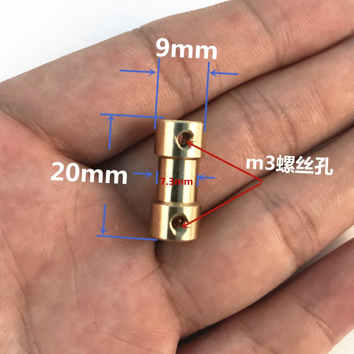 Direct sales from the manufacturer of brass couplings, copper coupling transmission parts, motor rigidity models, and high-torque couplings details Picture