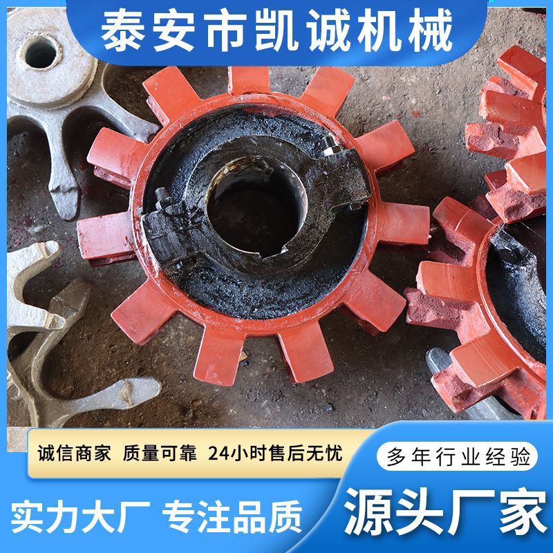 Bucket elevator sprocket assembly in stock: head wheel, tail wheel, head shaft, tail shaft, bucket elevator sprocket full figure