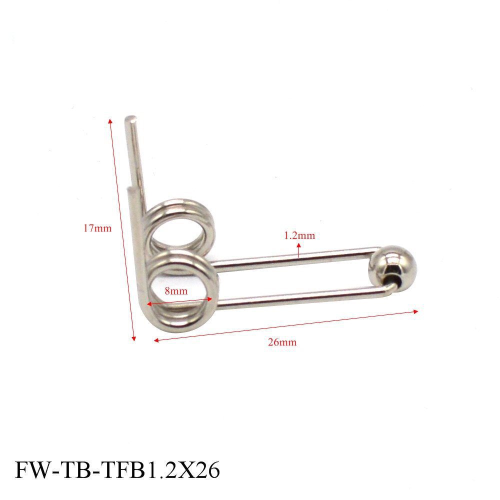 Curling iron springs, hair perming rods, spring accessories, Roman Miyamura Hiroki, power curling iron accessories, Changmai Specification drawing