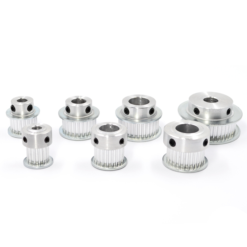 Synchronous pulley 3M 15-tooth, 20-tooth, 25-tooth, 30-tooth, 40-tooth, 50-tooth aluminum alloy synchronous pulley motor pulley Item Picture