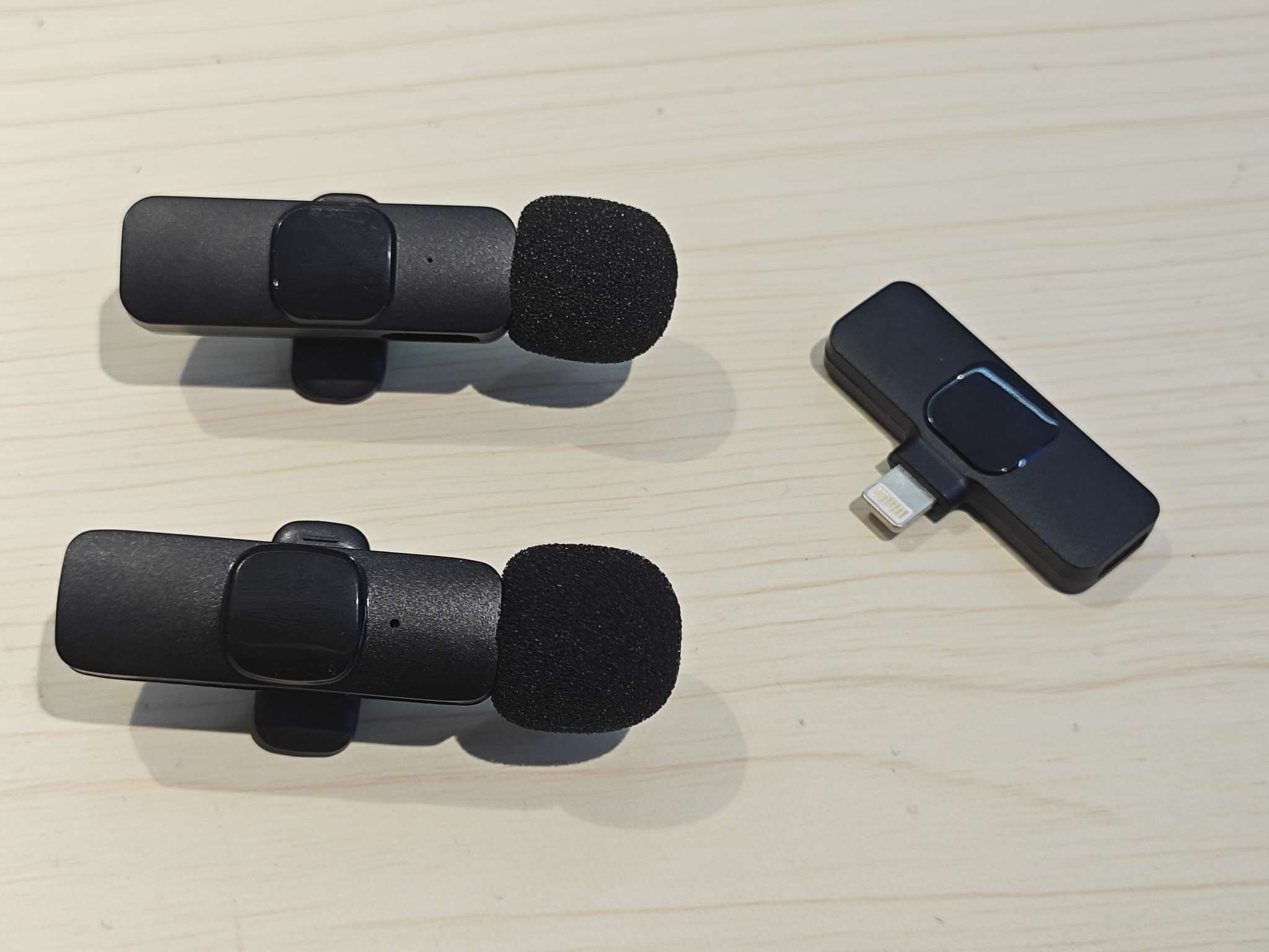 Aima Emma Aima K9-2 Lapel Clip Type-C Port Ios Port Apple Flash Charging Head Compatible With Multiple Models, Advanced Intelligent Noise Reduction, Stunning Sound Quality, Portable Live Streaming Microphone, Design Microphone undefined