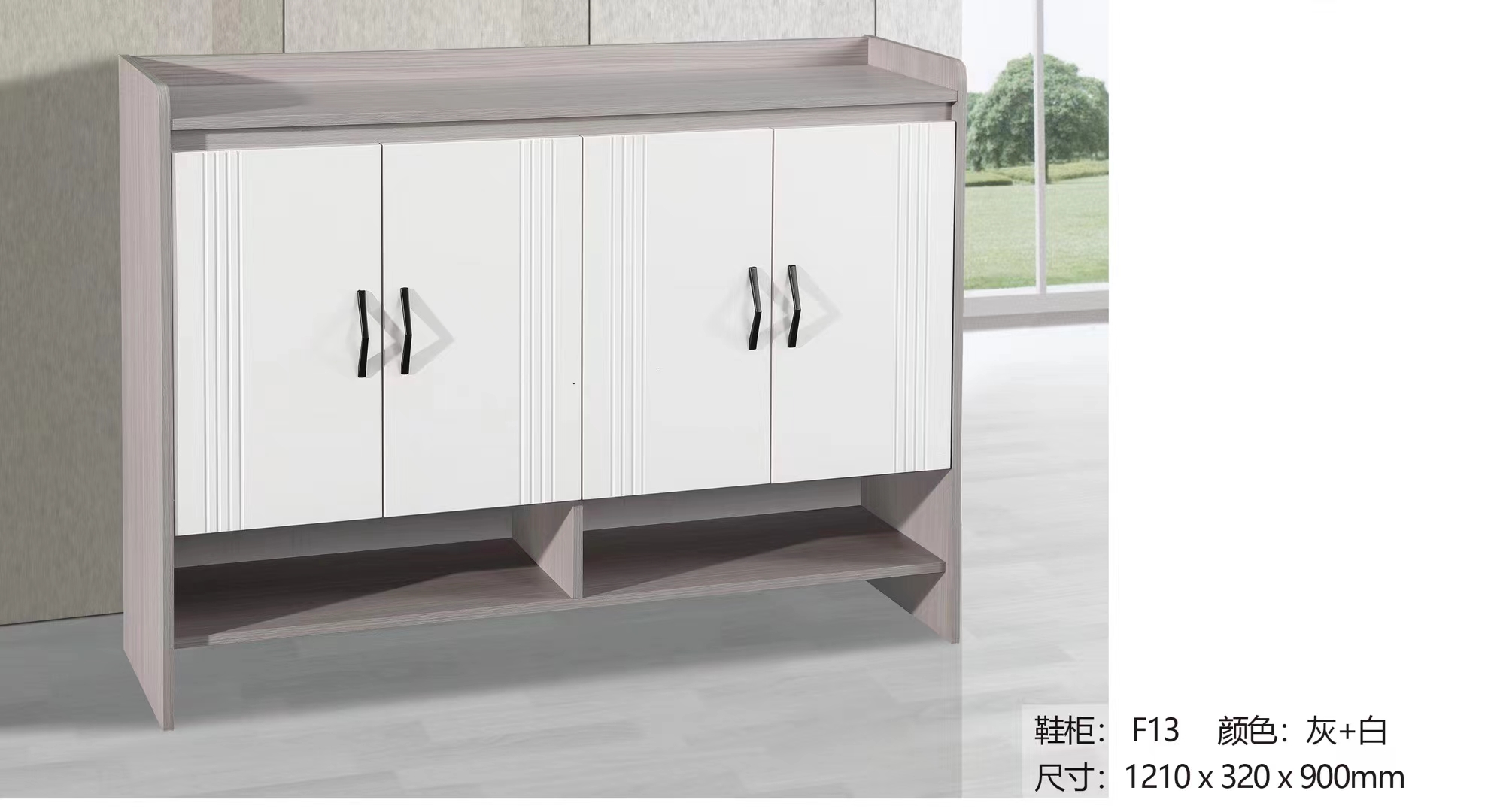 吕字家具-厚款鞋柜图片  2详情5