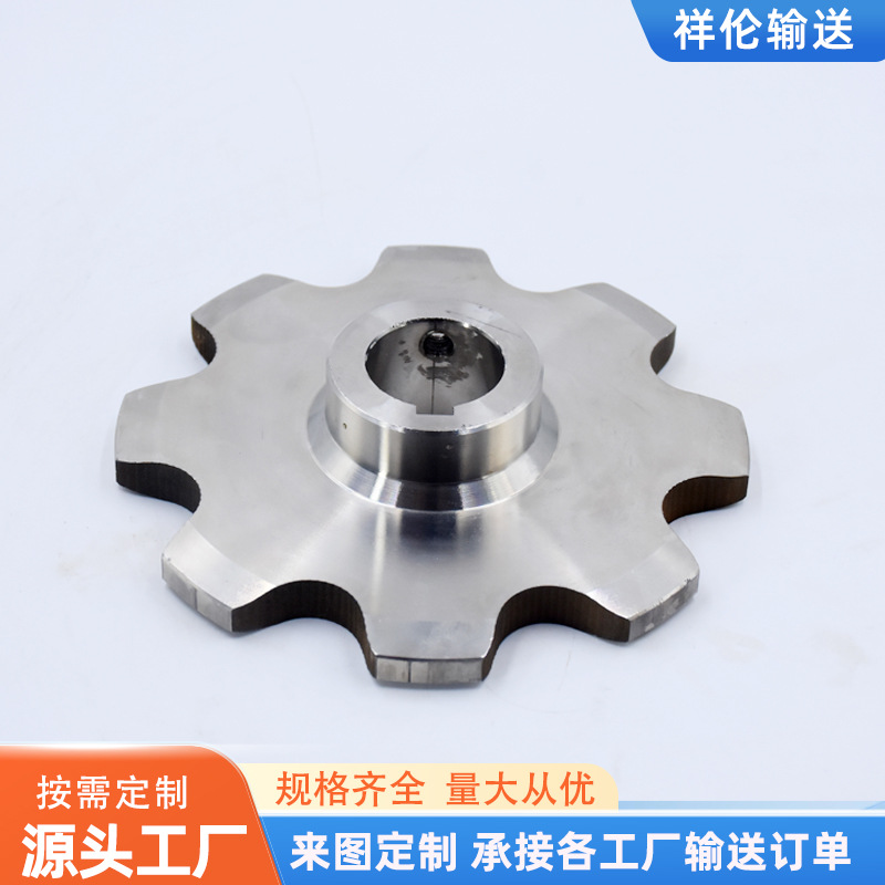 Stainless steel sprocket non-standard single and double row conveyor drive wheel precision transmission gear 304 large pitch gear Application Scenario