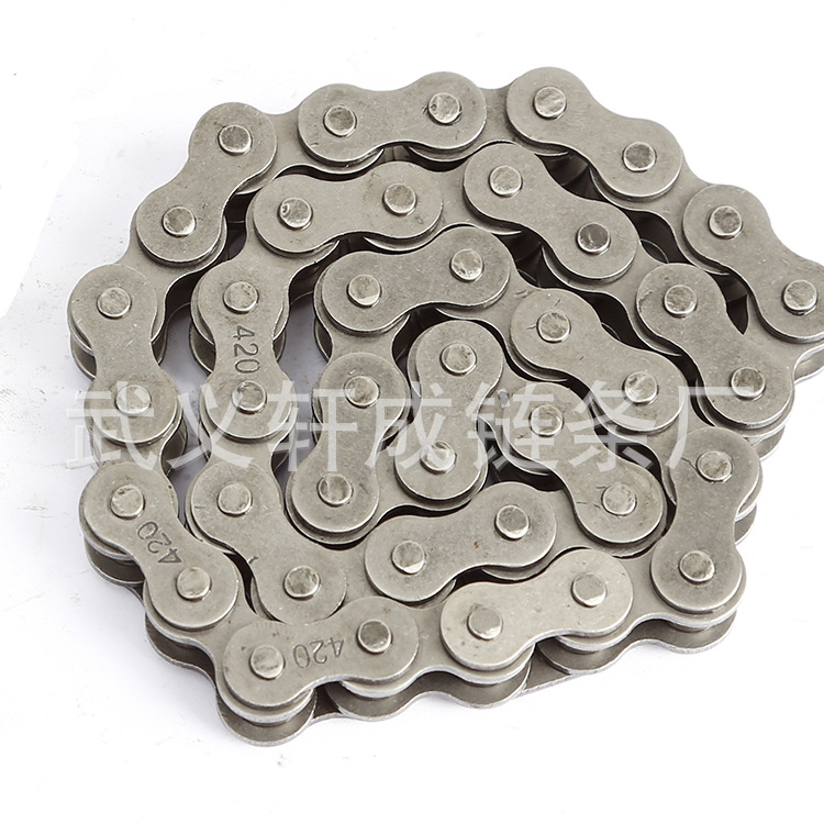 4 points 08B single-row roller chain industrial assembly line conveyor chain gear rack 428 motorcycle chain manufacturer Specification drawing