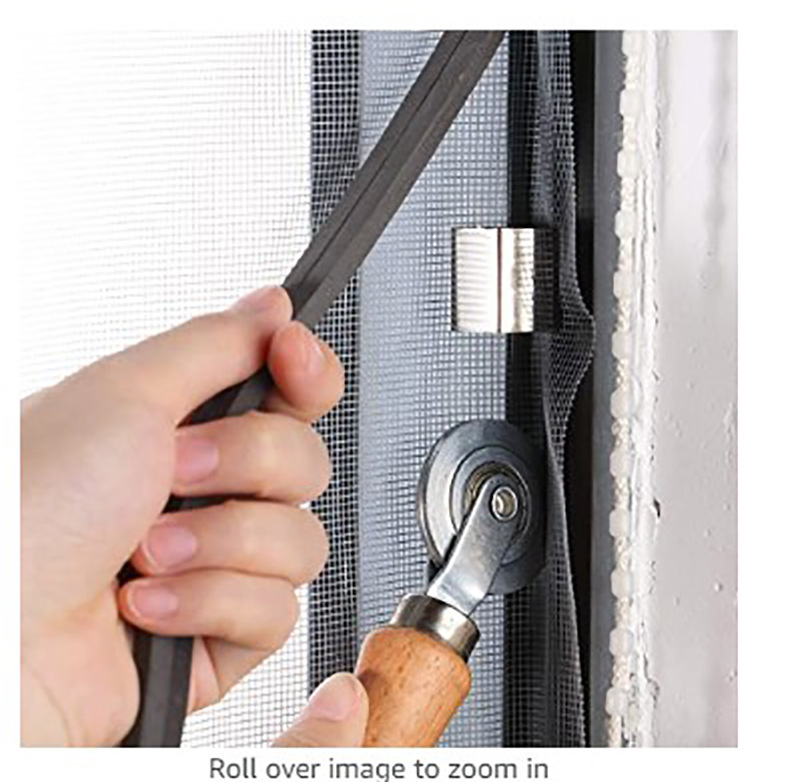 The window screen mesh spring sheet is used to clamp this window screen mesh fabric sheet. Stainless steel spring sheets are available in stock Specification drawing