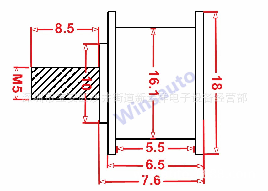 SMT docking station pulley, SMT pulley, flat pulley, flat belt idler pulley, base belt pulley undefined