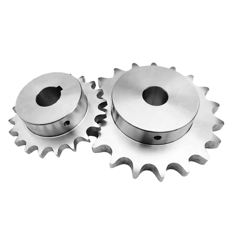 304 stainless steel sprocket, industrial conveyor sprocket, single and double row transmission sprocket for machinery, stainless steel gear Item Picture